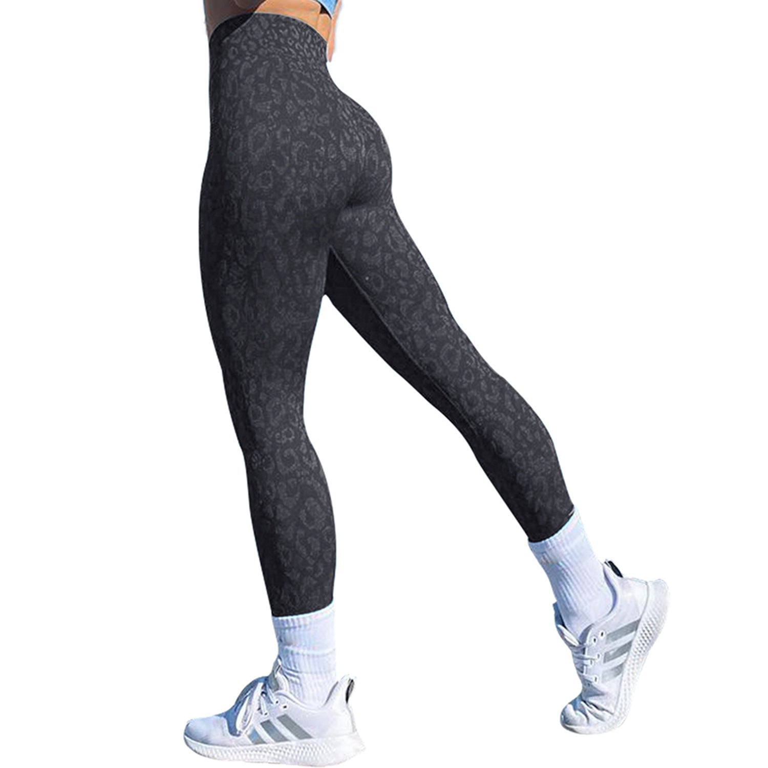 Shark Knit Seams Camouflage Zebra Leopard Print Fitness Pant