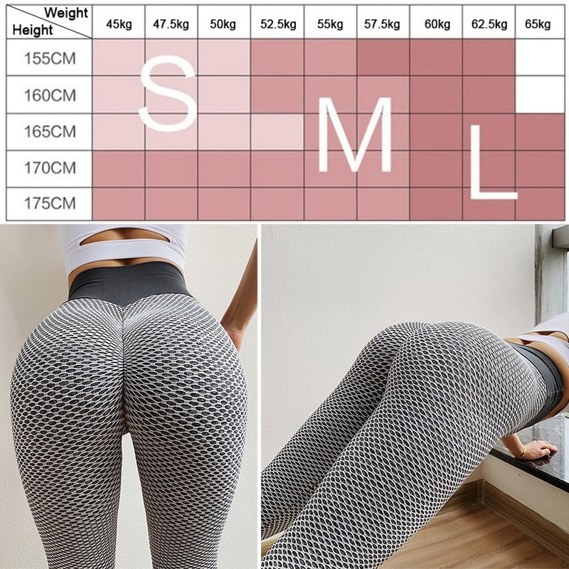 SEXY Sports Long Tights Solid High Waist Gym Running Wortout